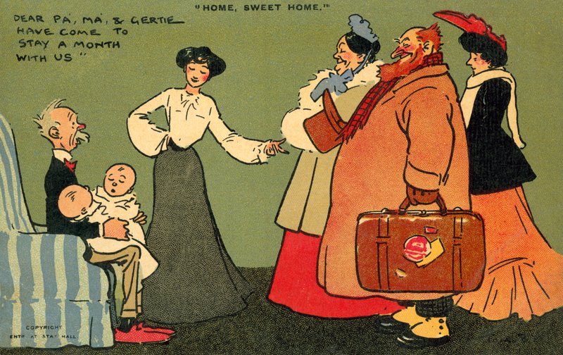 Home，Sweet Home（chromolitho） 作者 汤姆·布朗