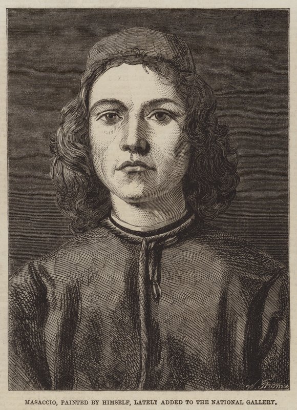 Masaccio，他自己画，最近加入国家美术馆 作者 托马索·马萨乔