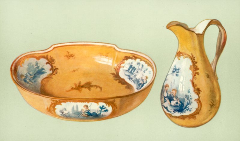 Ewer和盆地，Sevres，黄色地面 作者 未知未知