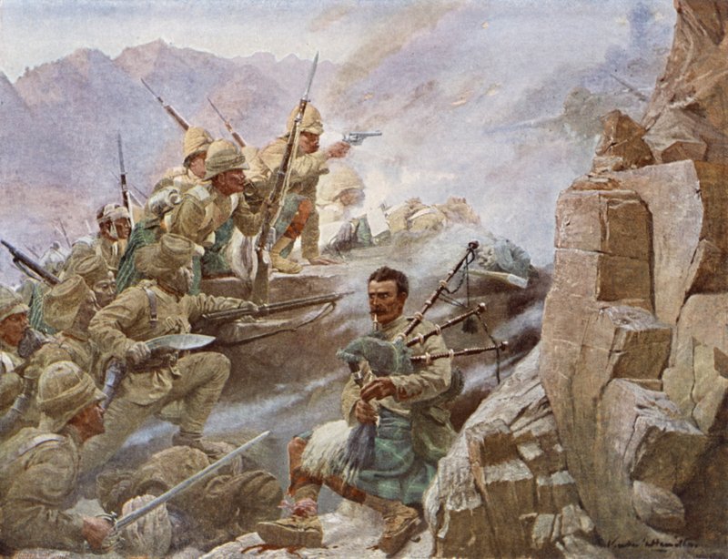 1897年，Dargai的风暴，马拉根德第二次战役，西北边境 作者 威瑞克·蒙特斯·汉密尔顿