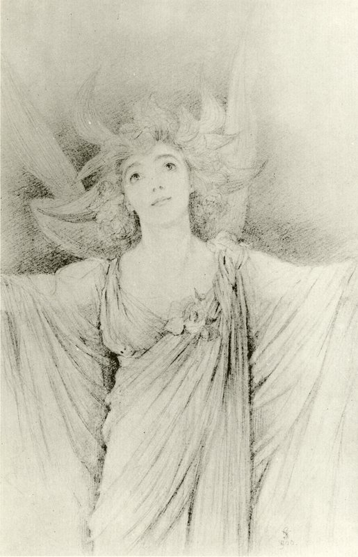Lady Tree as Titania（凹版印刷） 作者 紫罗兰色