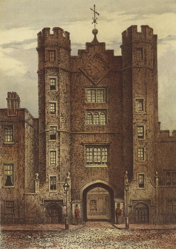 Gateway，St James&39;Palace（chromolitho） 作者 沃尔多·萨金特