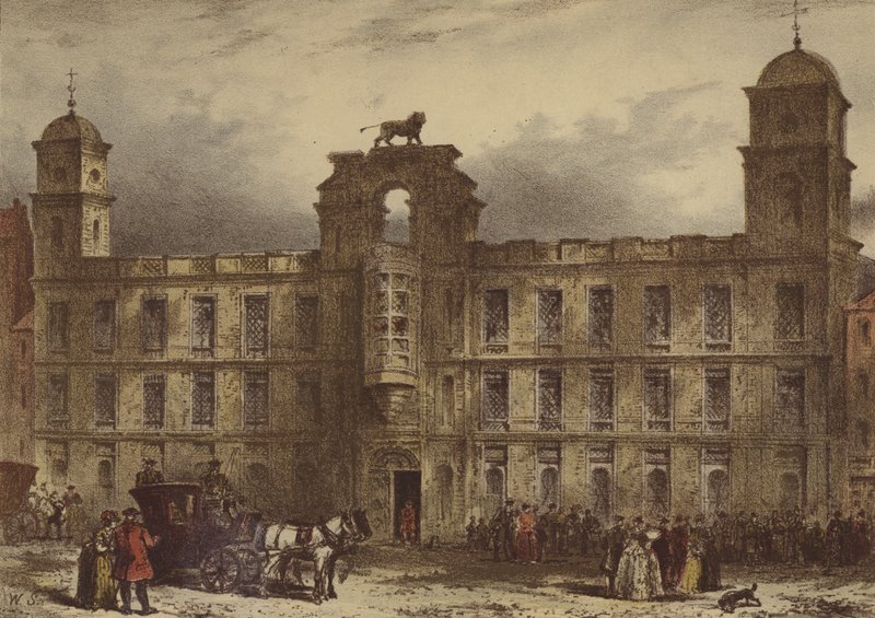 Northumberland House，Strand（chromolitho） 作者 沃尔多·萨金特