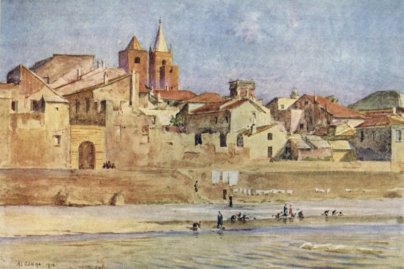 Albenga，来自意大利的Centa 作者 沃尔特·弗雷德里克·屋顶·廷代尔