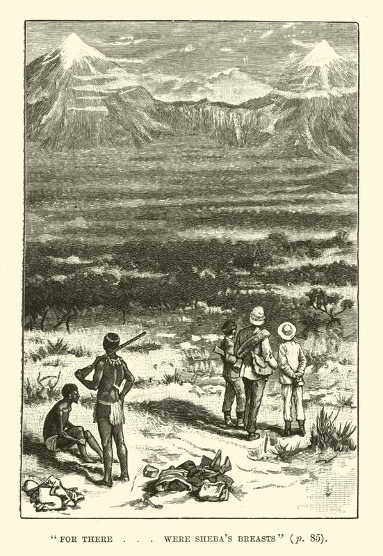 国王Solomons矿山的例证由H Rider Haggard 作者 沃尔特·佩吉特