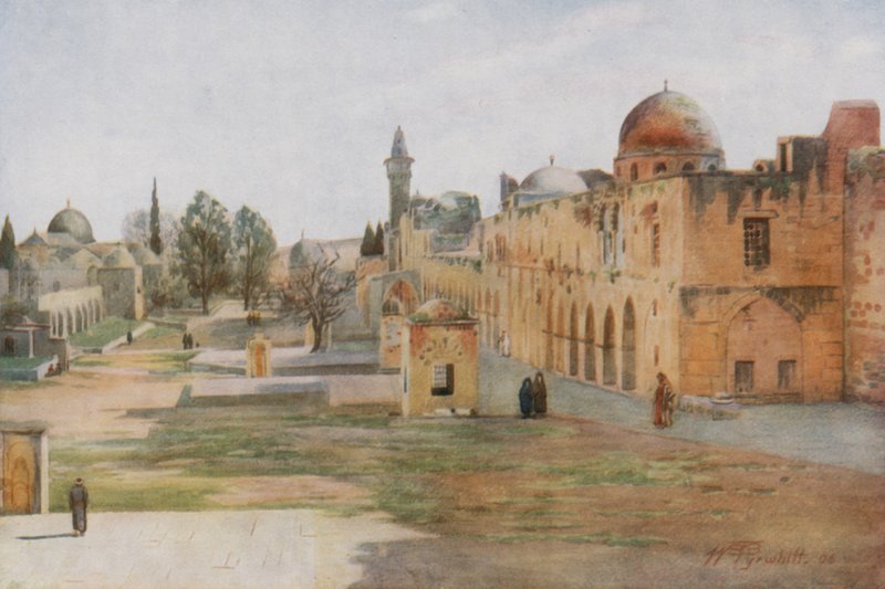 Haram Es Shereef，耶路撒冷 作者 沃尔特·斯潘塞·斯坦霍普·特惠特