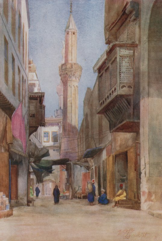 Sharia-el-Azhar，开罗 作者 沃尔特·斯潘塞·斯坦霍普·特惠特