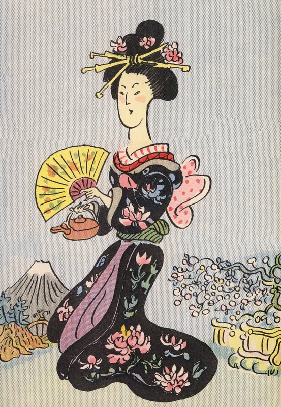 沃尔特-特里尔的疯狂服装日本（彩色石版印刷） 作者 沃尔特·特里尔