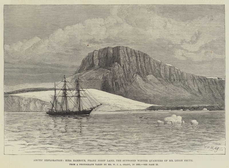 北极勘探，Eira Harbour，Franz Josef Land，Leigh Smith先生的假设冬季 作者 沃尔特·威廉·梅
