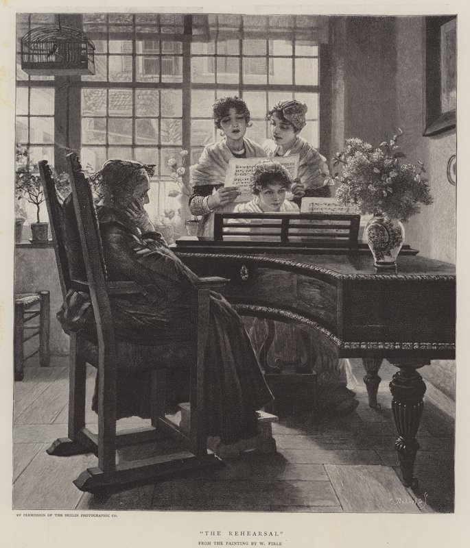 排练 作者 沃尔特·菲尔（Walther Firle）