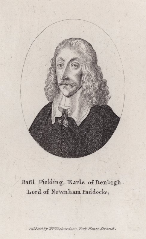 Basil Feilding, 2nd Earl of Denbigh, English diplomat, politician and Paliamentarian soldier in the Civil War (engraving) 作者 Wenceslaus（之后）Hollar