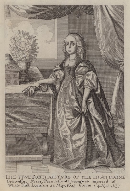 奥兰治公主玛丽（蚀刻画 作者 Wenceslaus（之后）Hollar