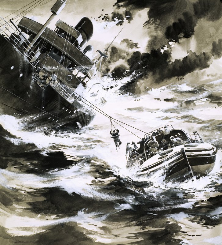 海上救援 作者 威尔夫（20世纪）哈代