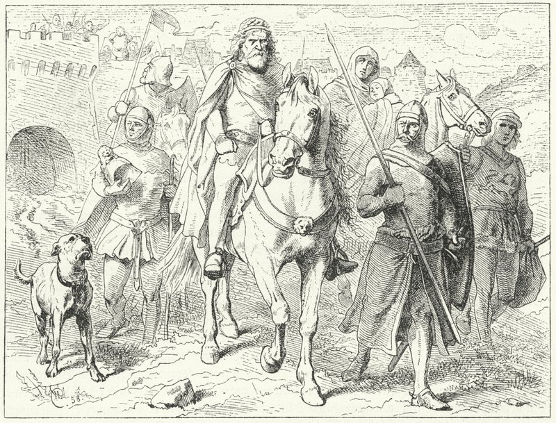 Henry the Lion, Duke of Saxony, before Bardowiek 作者 威廉·坎普豪森