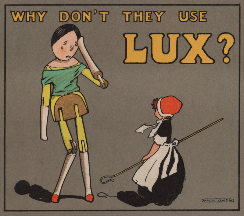 玩偶哭：Lux肥皂的广告 作者 欧文（Will Owen）