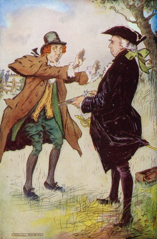 The Duel (colour litho) 作者 欧文（Will Owen）