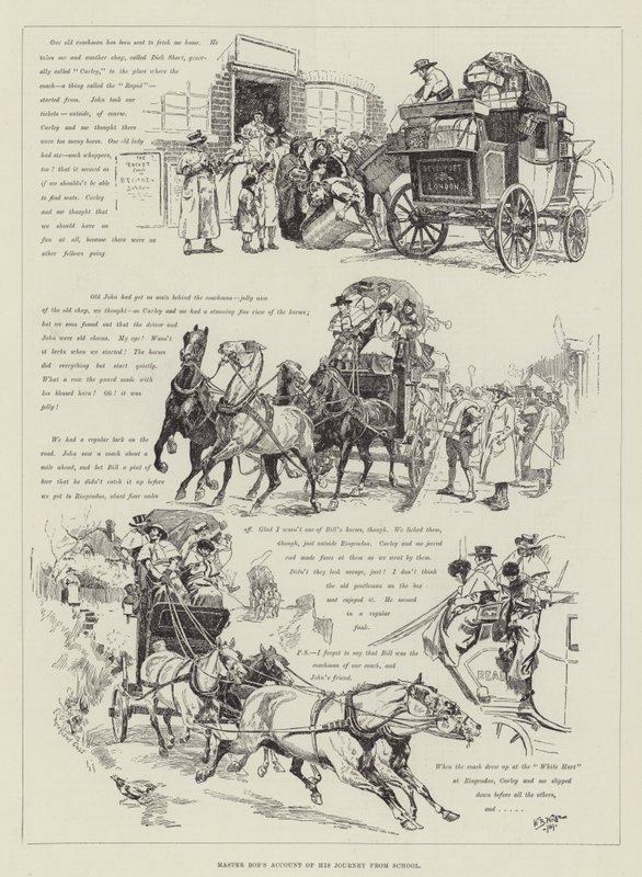 鲍勃大师对他的学校之旅的描述 作者 威廉·巴恩斯（William Barnes）羊毛