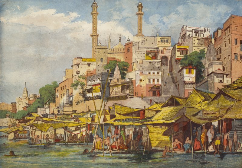 Benares，印度 作者 威廉·卡彭特