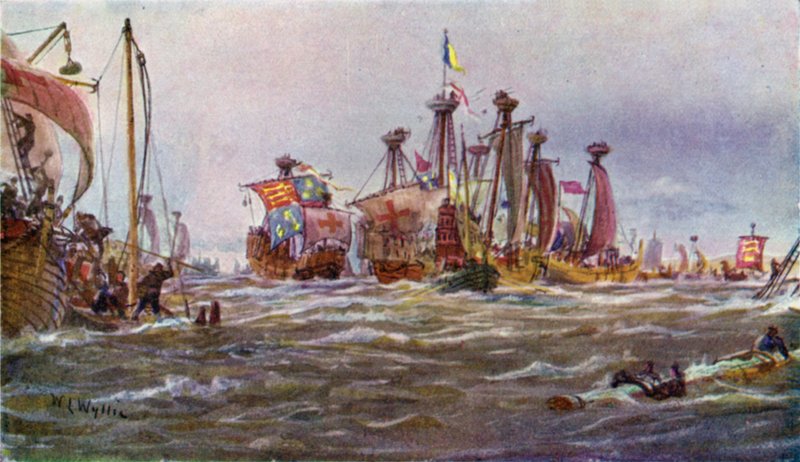 Sluys之战，1340年 作者 威廉·莱昂内尔·威利