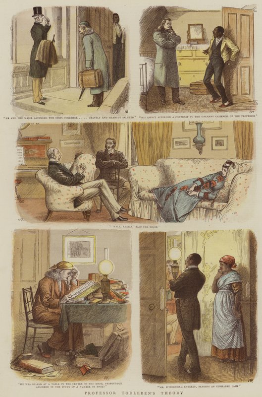 托德莱恩教授的理论（chromolitho） 作者 威廉·拉尔斯顿