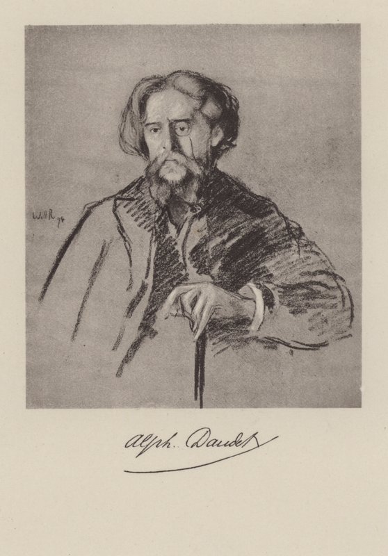 法国小说家Alphonse Daudet 作者 罗滕斯坦之后的威廉