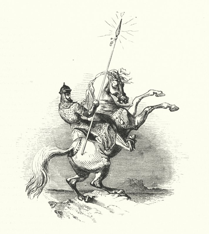 Horseman Of Brass (engraving) 作者 威廉（后）哈维