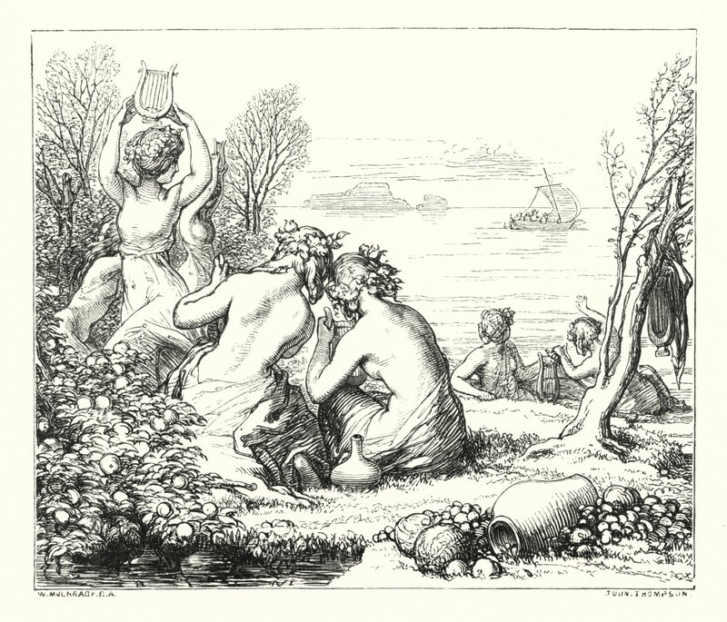 The Sea-Fairies (雕刻) 作者 威廉（之后）穆尔雷迪