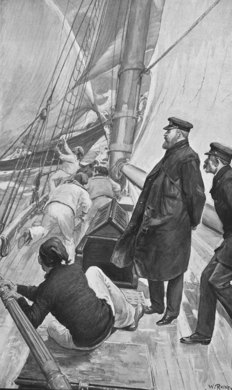 King Edward in a Yachting Accident at Cowes 作者 威廉（之后）雷尼