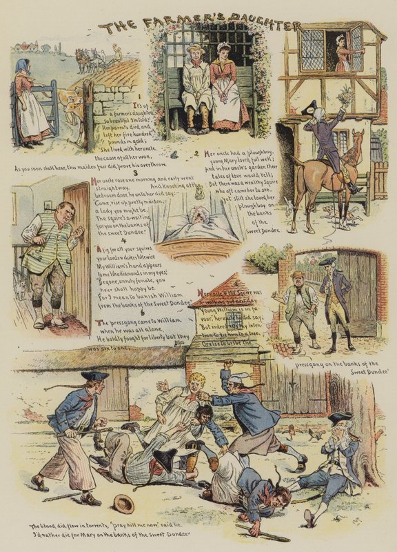 农民的女儿 (chromolitho) 作者 威廉（后）拉尔斯顿