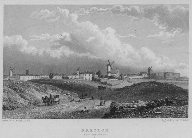 普雷斯顿，来自北方（雕刻） 作者 威廉（继）韦斯托尔