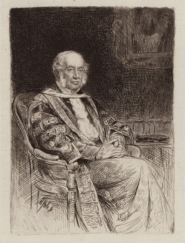 苏格兰大法官约翰-英格利斯（John Inglis of Glencorse）（雕刻 作者 威廉·布拉西 (后) 霍尔