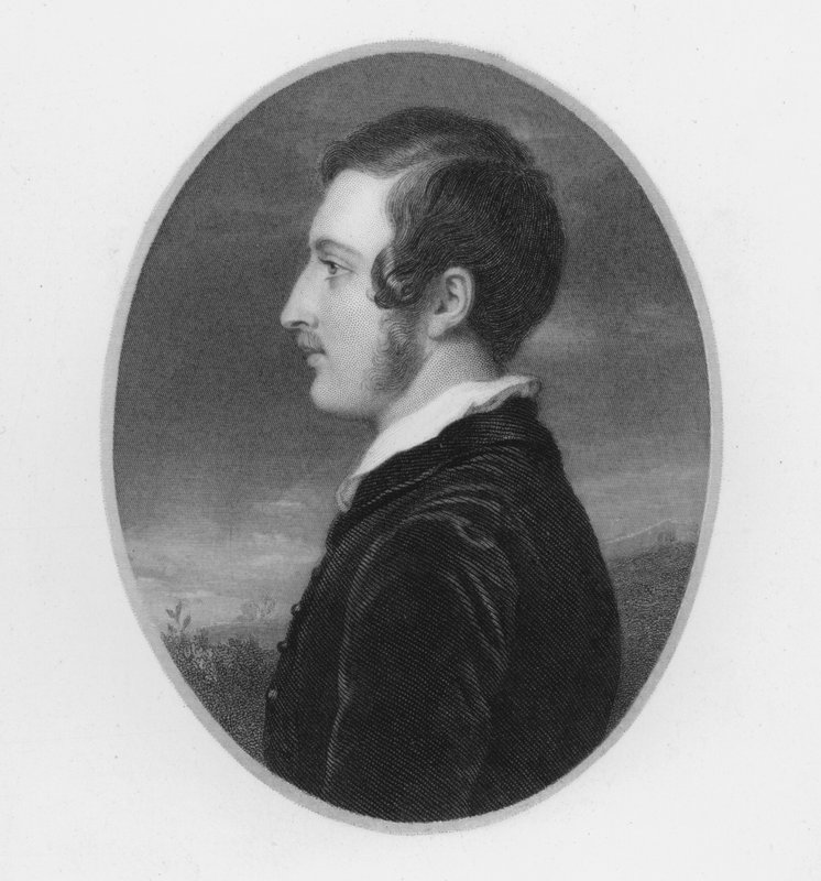 Prince Albert, at the age of twenty (engraving) 作者 威廉·查尔斯（之后）罗斯