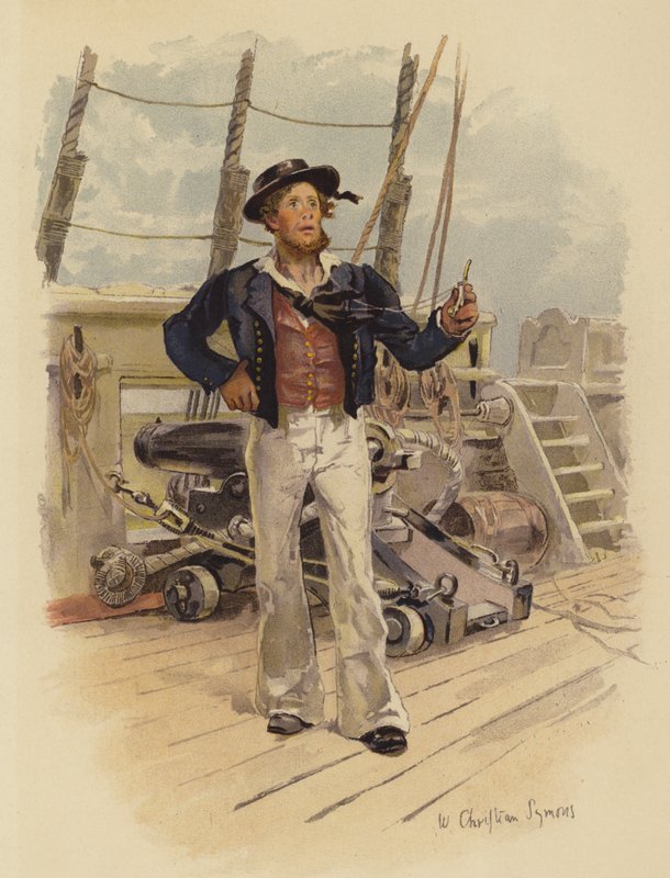 Boatswain，约1820年 作者 威廉·克里斯蒂安·西蒙斯