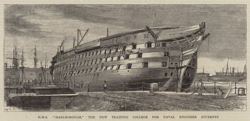 HMS Marlborough，海军工程师学生新培训学院 作者 威廉·爱德华·阿特金斯