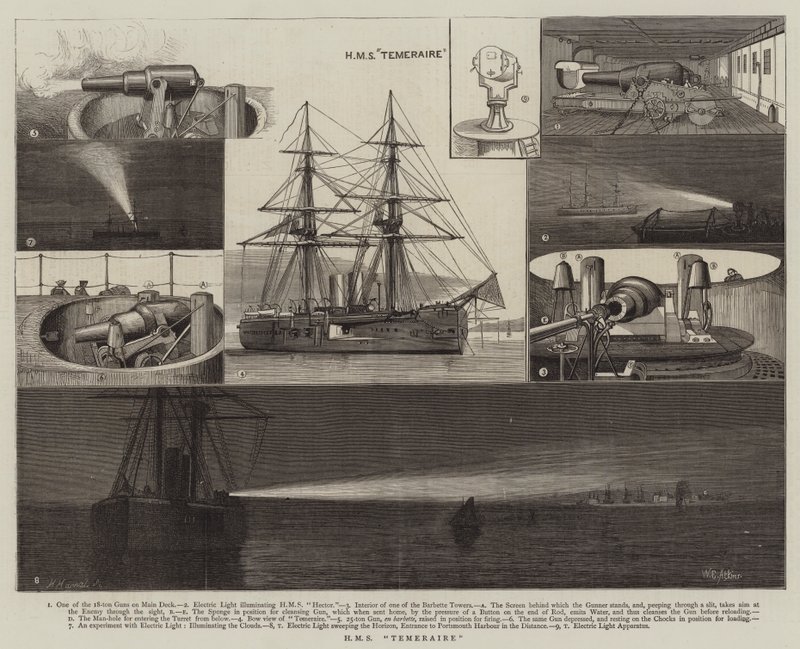 HMS Temeraire 作者 威廉·爱德华·阿特金斯