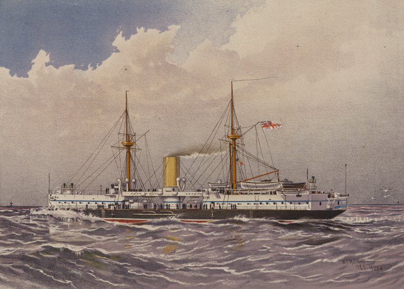 HMS Colossus，一等战舰 作者 威廉·弗雷德里克·米切尔
