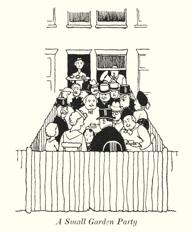 A Small Garden Party (litho) 作者 威廉·希思·罗宾逊