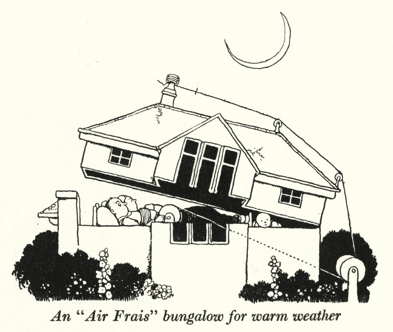 An "Air Frais" bungalow for warm weather (litho) 作者 威廉·希思·罗宾逊