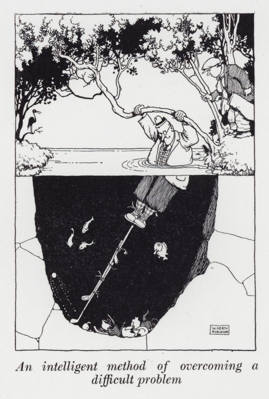 An intelligent method of overcoming a difficult problem (litho) 作者 威廉·希思·罗宾逊