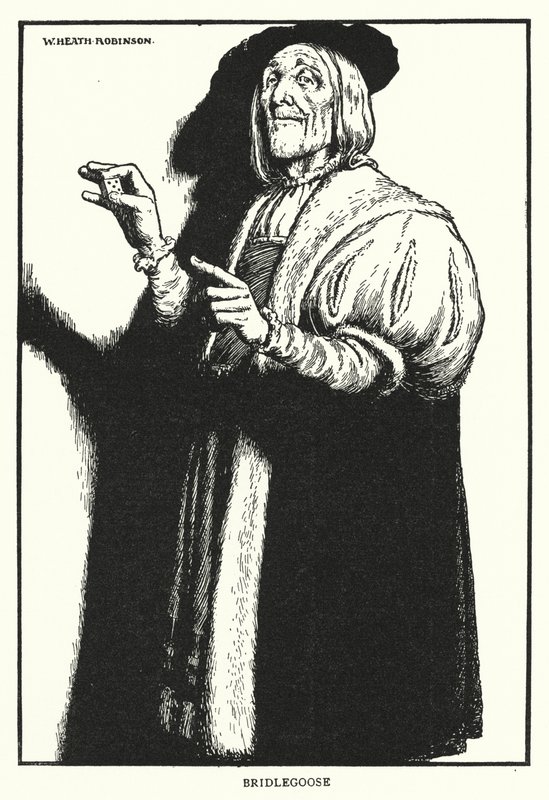 Bridlegoose (litho) 作者 威廉·希思·罗宾逊