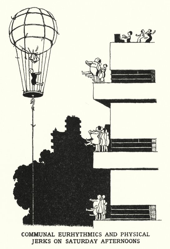 周六下午的公社欧式节奏和身体抽搐（Litho 作者 威廉·希思·罗宾逊