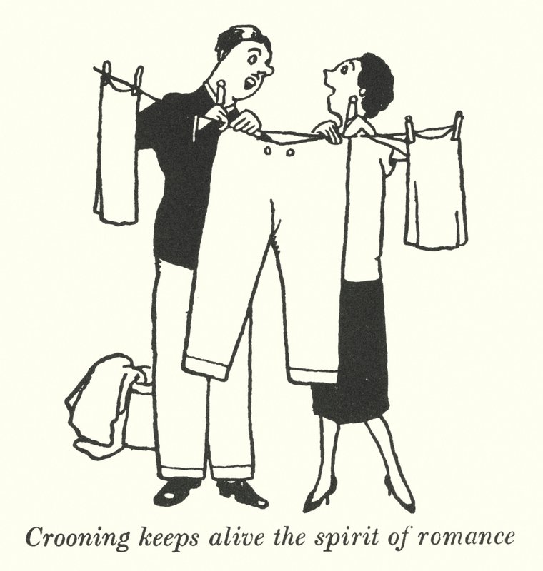 Crooning keeps alive the spirit of romance (litho) 作者 威廉·希思·罗宾逊