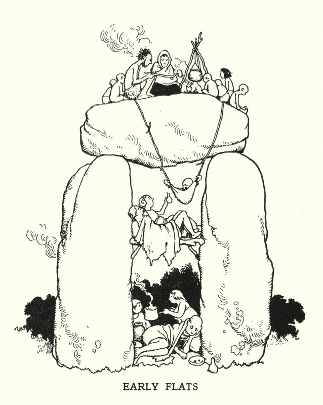 Early Flats (litho) 作者 威廉·希思·罗宾逊