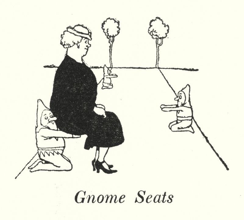 Gnome Seats (litho) 作者 威廉·希思·罗宾逊