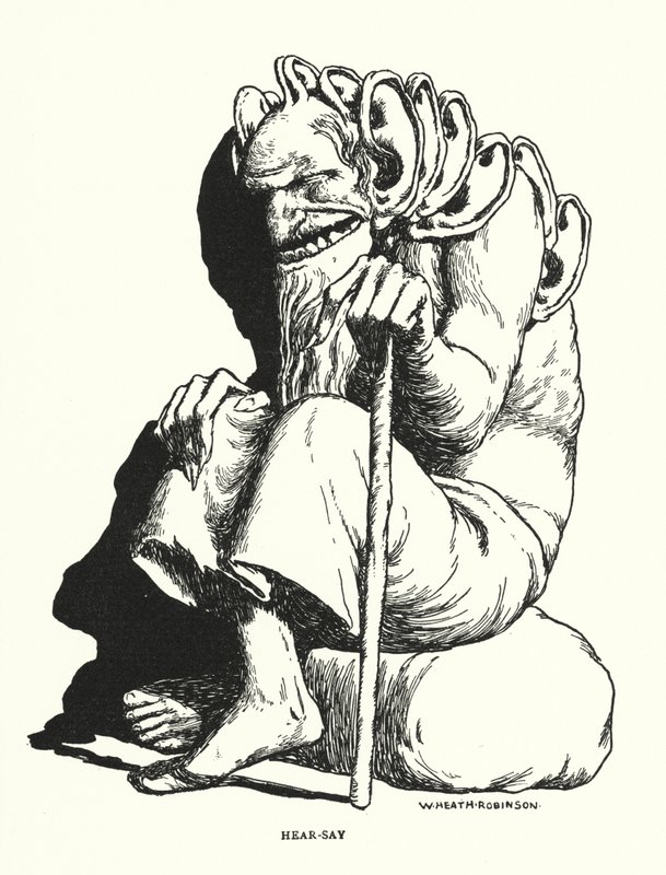 Hear-say (litho) 作者 威廉·希思·罗宾逊