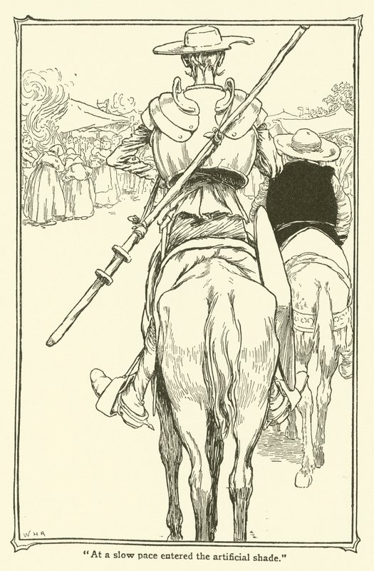 唐吉诃德的插图（石版画） 作者 威廉·希思·罗宾逊