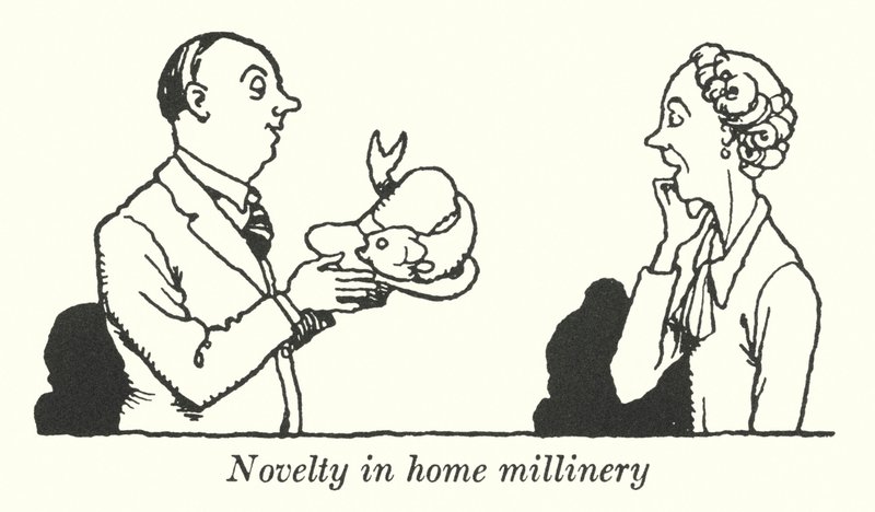 Novelty in home millinery (litho) 作者 威廉·希思·罗宾逊