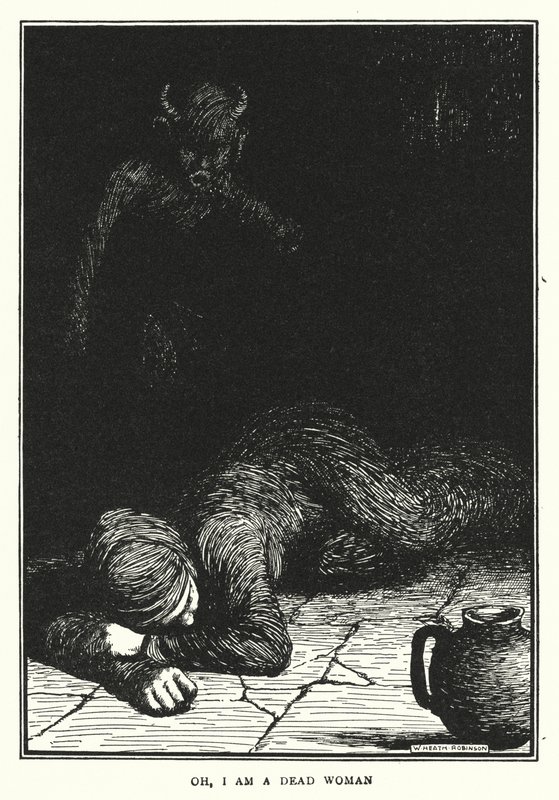哦，我是一个死女人（石版画） 作者 威廉·希思·罗宾逊