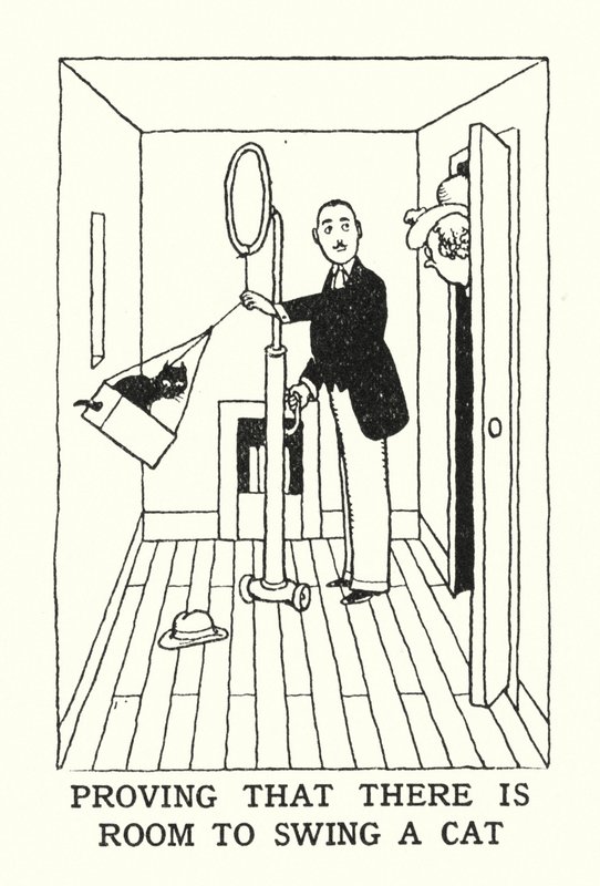 Proving That There is Room to Swing a Cat (litho) 作者 威廉·希思·罗宾逊