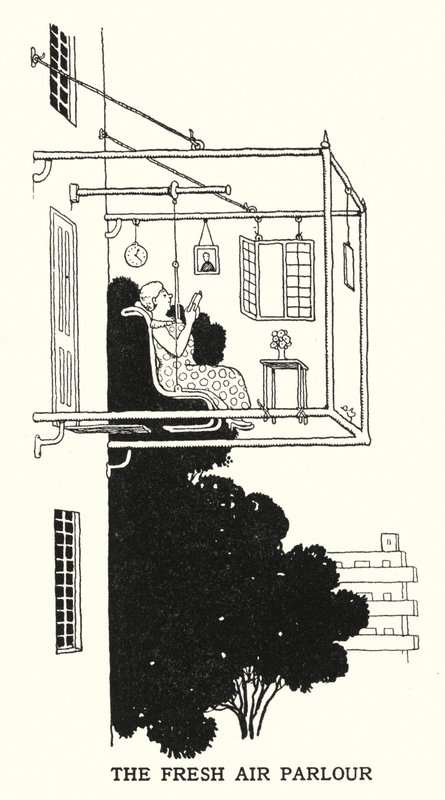 The Fresh Air Parlour (litho) 作者 威廉·希思·罗宾逊